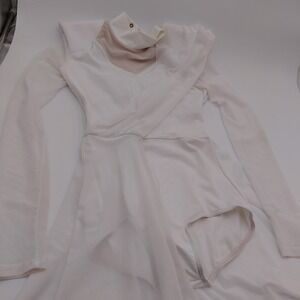 Weissman Dance Costume MA D13089 Pure White Leotard Recital Competition Swan